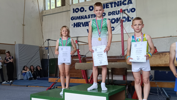 Svi gimnastičari Valpova osvojili medalje na 2. kolu Kupa Hrvatske