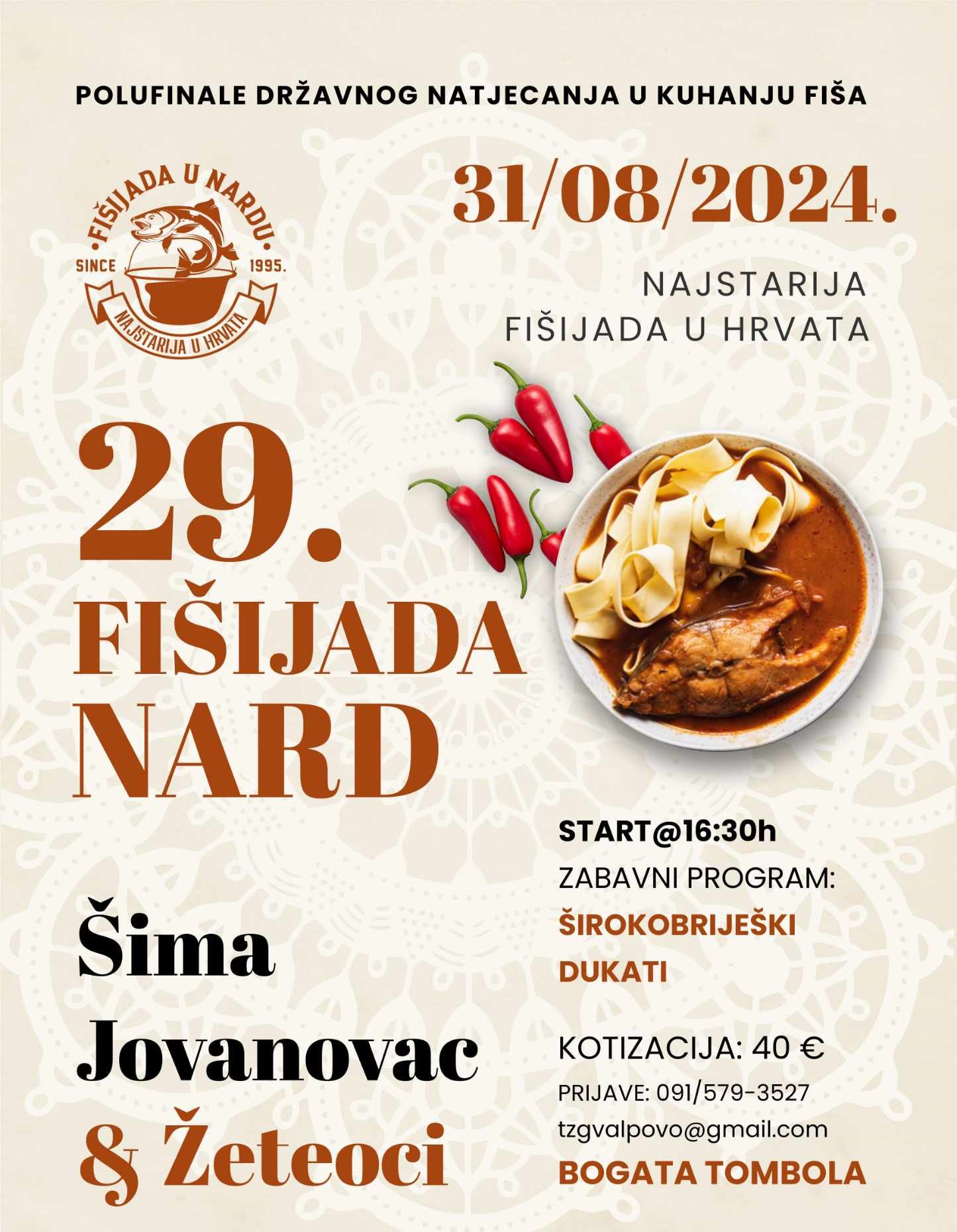 U tijeku prijave za 29. Fišijadu u Nardu