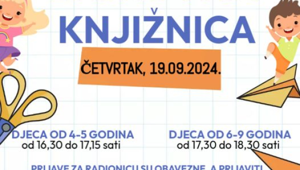 Novi ciklus pričaonica/radionica za djecu „Bajkovita knjižnica”