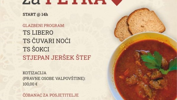 Humanitarna "Čobanijada za Petra" 5. listopada na Lovačkoj kući "Hrastik"