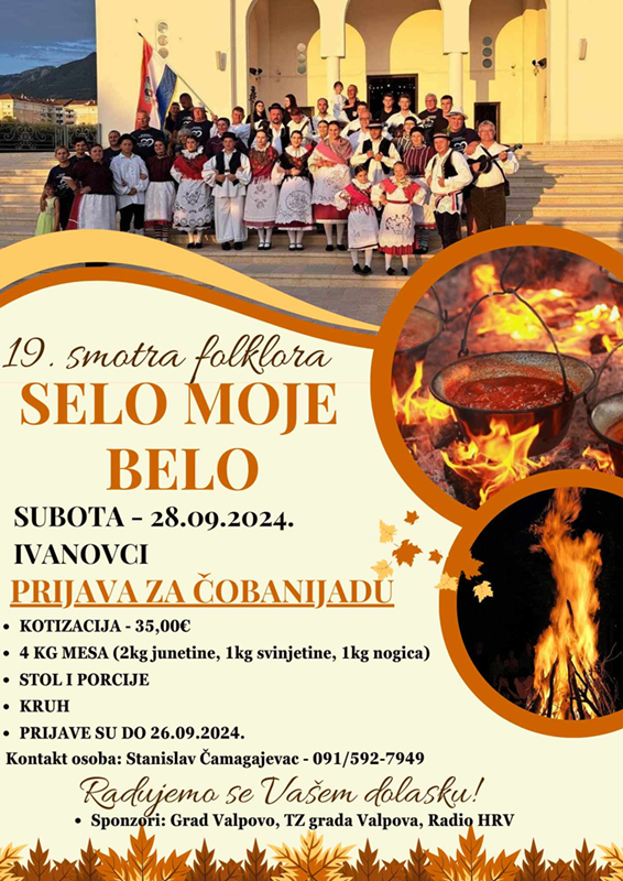 19. smotra folklora "Selo moje belo" u Ivanovcima