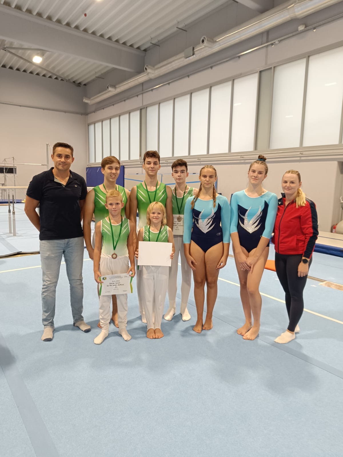 Predstavnici Gimnastičkog društva "Hrvatski sokol" Valpovo uspješni u Osijeku