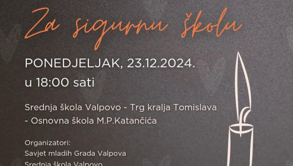 Mimohod "Za sigurnu školu" i u Valpovu