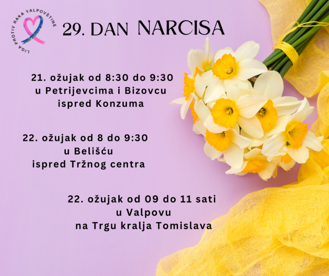 Obilježavanje Dana narcisa u Valpovštini