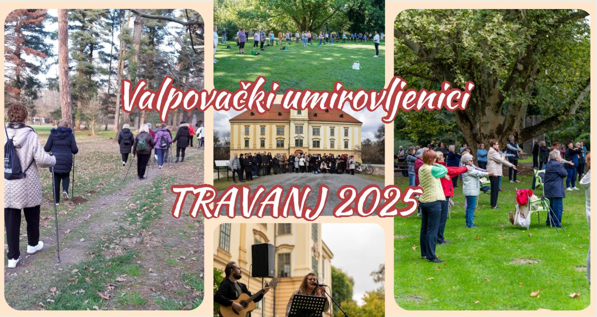 Besplatne aktivnosti za valpovačke umirovljenike u travnju