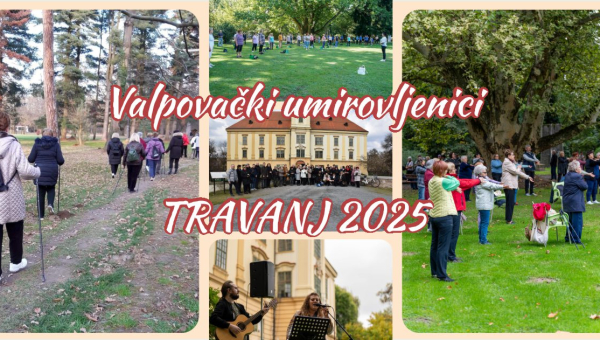 Besplatne aktivnosti za valpovačke umirovljenike u travnju