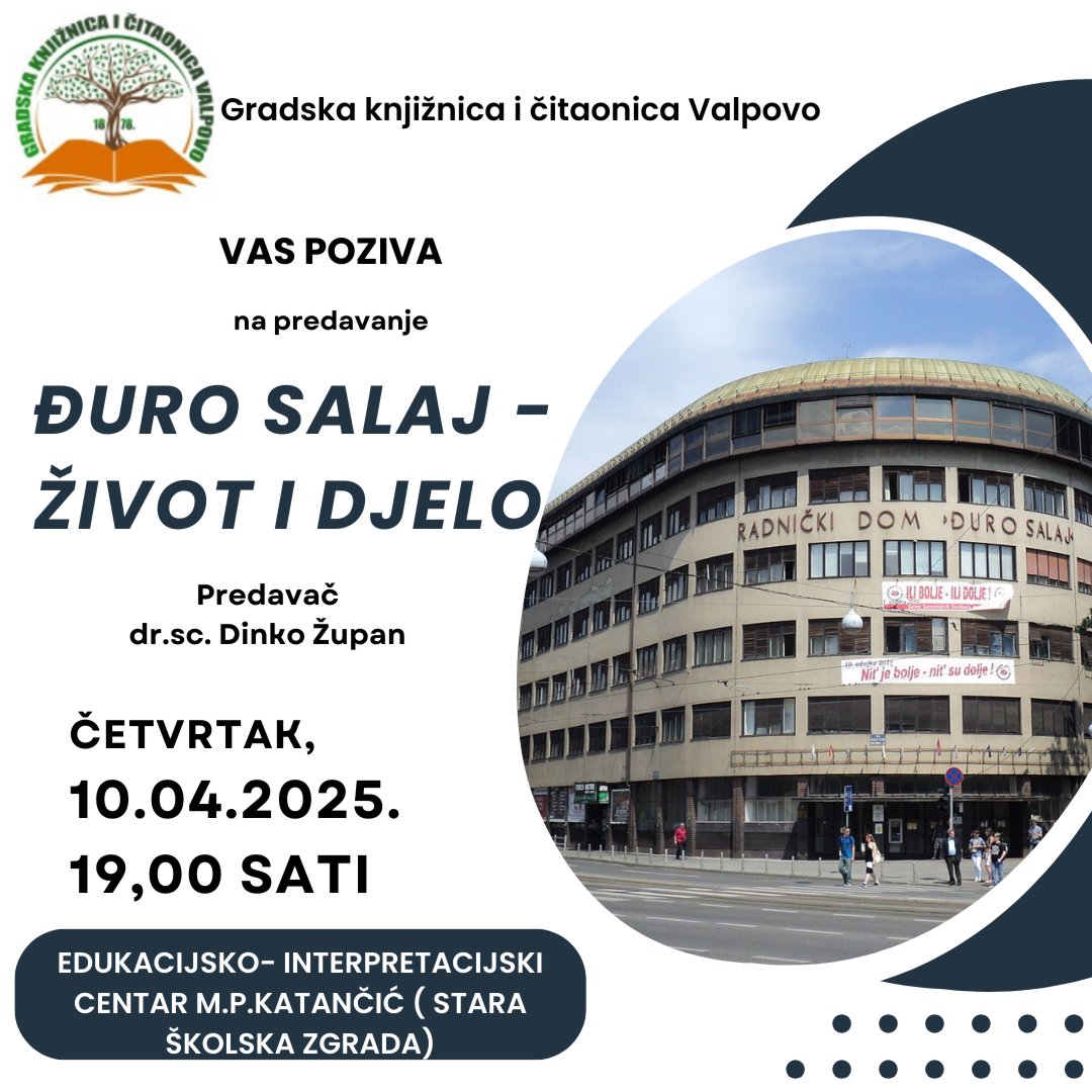 Predavanje "Đuro Salaj - život i djelo"