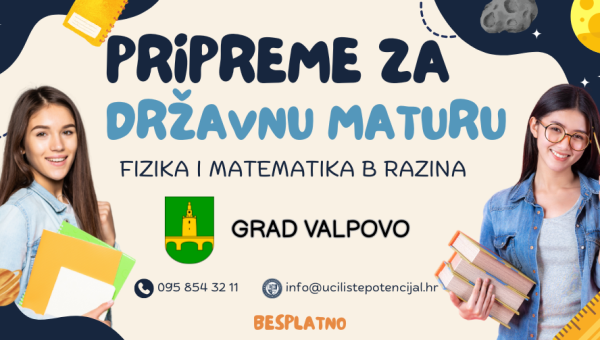 Besplatne pripreme iz matematike i fizike za maturante